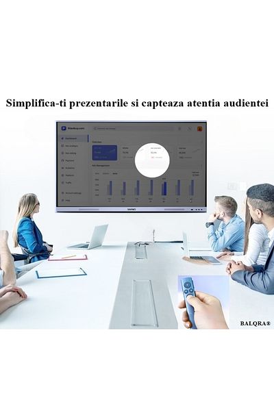 BALQRA Professional wireless laser for presentations BALQRA®, Remote control with integrated pointer, USB disk 64G
