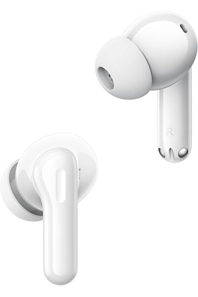 realme Buds T200 TWS Earbuds with 13mm Dynamic Bass Driver, Bluetooth 5.3 – Snowy White