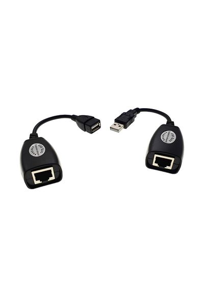OEM USB extension cable -RJXT male - female, USB cable extension with RJ45 Cat5 and Cat6