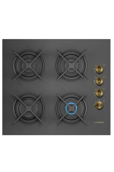 LANOVA Ankastre Siyah Retro Set