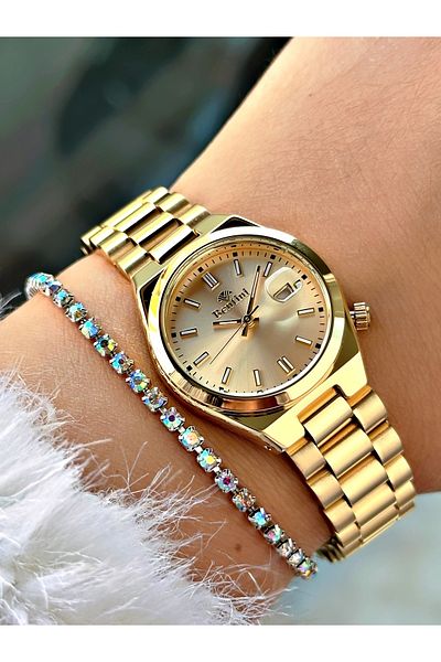 Bentini Women's Wrist Watch with Steel Band - Waterproof, Calendar, 2-Year Warranty