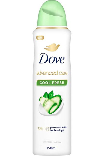 Dove Advanced Care Cool Fresh Antiperspirant Deodorant Spray 72 Hours Protection, 150ml