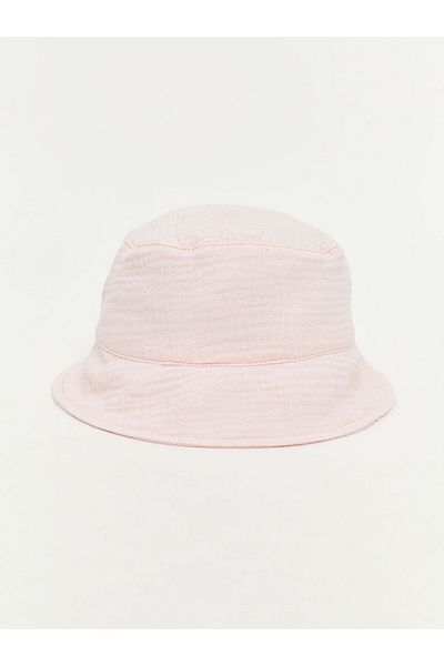 LC Waikiki Pink Baby Girl Bucket Hat
