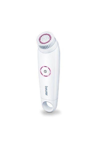 Beurer FC45 Battery Powered Facial Brush White and Pink Length:16 cm