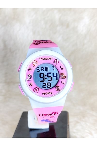 Samstar Alarm-Light-Stopwatch-5 Atm Waterproof-Gift Children's Wristwatch