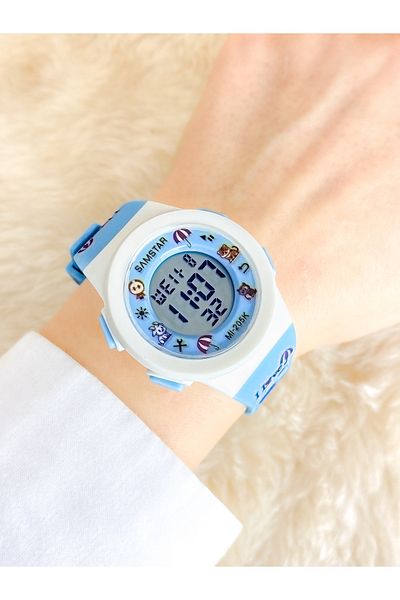 Samstar Alarm-Light-Stopwatch-5 Atm Waterproof-Gift Children's Wristwatch