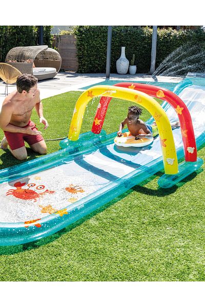 Intex Surfing Fun Inflatable Water Slide for Kids 5.61m x 1.37 x 99cm