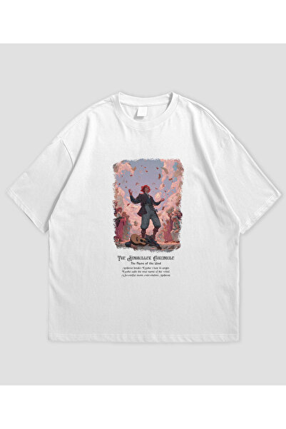 SVART WEAR Tricou oversize unisex The Kingkiller Chronicle