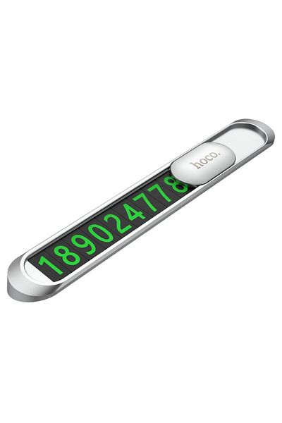 Hoco Suport temporar pentru afișarea numărului de telefon pentru parcare, Hoco PH41, argintiu