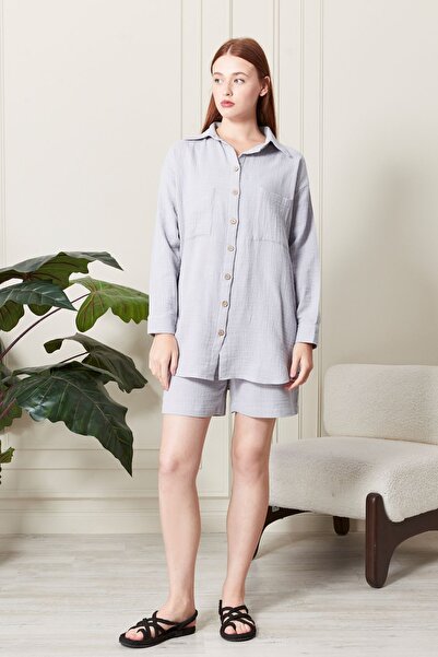 MAKSEN TEKSTİL SET CĂMAȘĂ ŞORTE KOTON FĂBRIȚĂ MOALE bumbac 100%