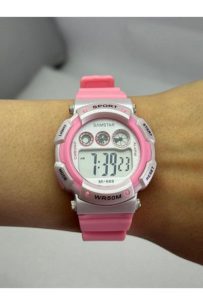 Samstar Alarm-Light-Stopwatch-5 Atm Waterproof-Gift Children's Wristwatch