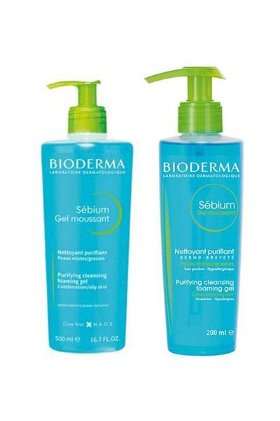 Bioderma Sebium Foaming Gel (1+1 Free) 500ml + 200ml 700ml