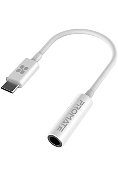 Promate Type-C to Aux Audio Headphone Stereo Output Conversion Adapter / Auxlink-C Compatible