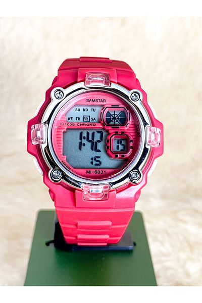 Samstar Alarm-Light-Stopwatch-5 Atm Waterproof-Gift Children's Wristwatch