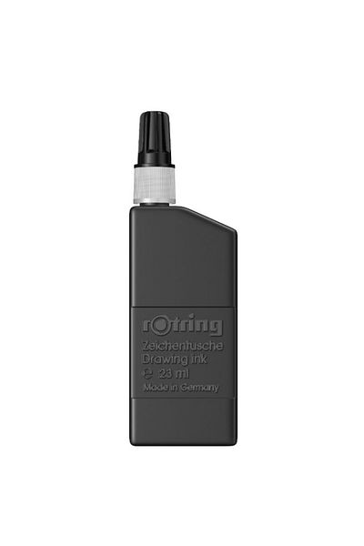 Rotring Technical Drawing Ink, 23 Ml, Black, , Permanent Ink, Light Resistant