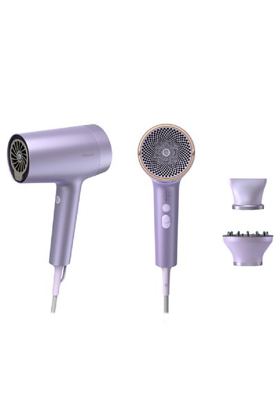 Philips 1800W 220-240V 7000 Series Hair Dryer with ThermoShield Advanced Technology Lilac Length:13 cm