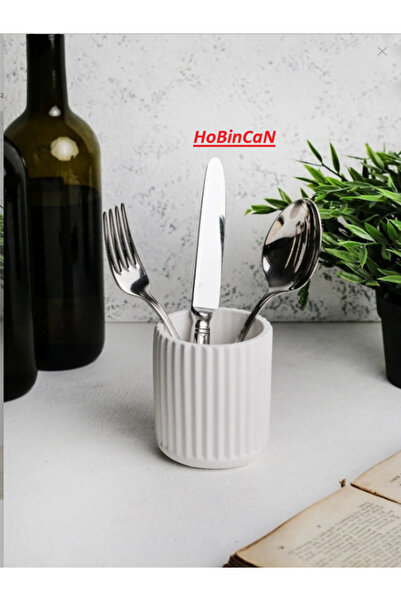 Pelirum White Spoon Rest Concrete Nordic Pattern Multi-Purpose Kitchen