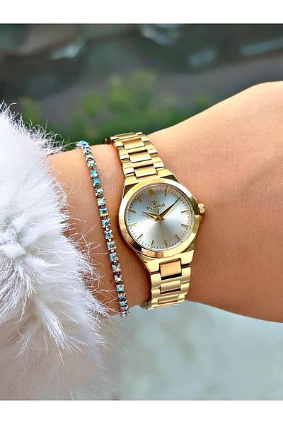 Bentini Women's Wrist Watch with Steel Band - Waterproof, 2-Year Warranty