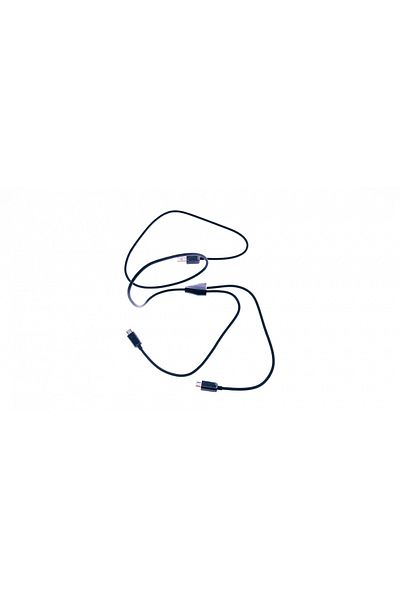 OEM Cable USB la 2 x microUSB, 1m Black, - HYB-7333
