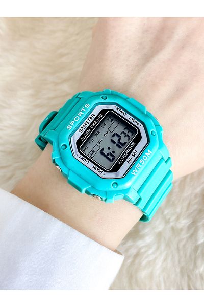 Samstar Alarm-Light-Stopwatch-5 Atm Waterproof-Gift Children's Wristwatch