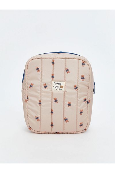 LC Waikiki Bear Teddy Printed Baby Boy Care Bag