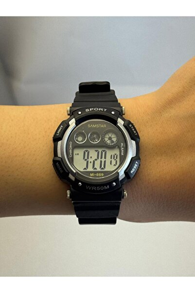 Samstar Alarmlı-Işıklı-Kronometreli-5 Atm Su Geçirmez-Hediyelik Çocuk Kol Saati
