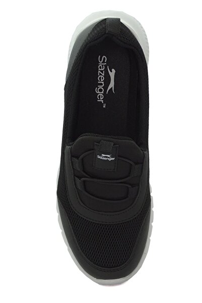 Slazenger Avenge Black White Women's Daily Walking & Running Shoes Comfortable Slip-On