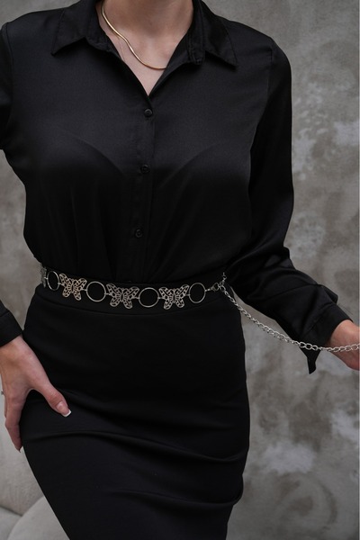 Desre Moda Cureaua cu catarama fluture Curea pentru rochie Curea pentru camas...