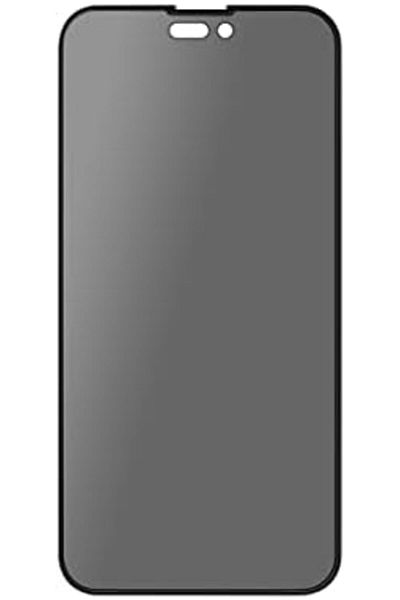 Promate Tempered Glass Screen Guard, Silicone Bumper 3D Edged Privacy Screen Protector with Scratch-