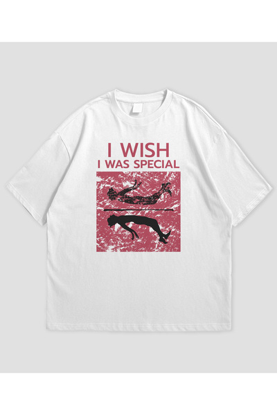 SVART WEAR أتمنى أن أكون تي شيرت خاص للجنسين كبير الحجم