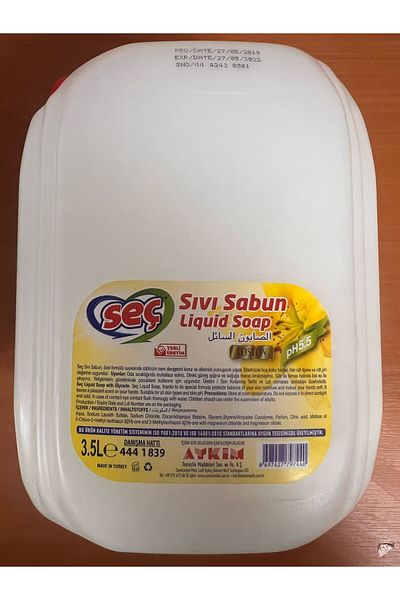 SEÇ Select Liquid Hand Soap 3.5 Lt
