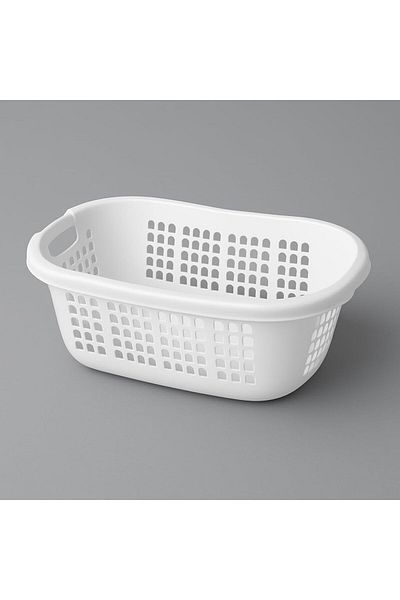 mastergold Large 66x46x25cm Laundry Hamper | Ventilated, Shatterproof, Light | Comfy Handles for Easy Carry