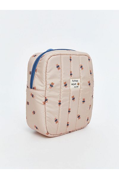 LC Waikiki Bear Teddy Printed Baby Boy Care Bag
