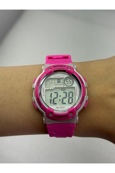 Samstar Alarm-Light-Stopwatch-5 Atm Waterproof-Gift Children's Wristwatch