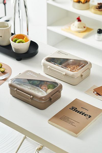 Vadi Stainless Steel Lunch Box Storage Container with Leakproof Locking Compartment Lid