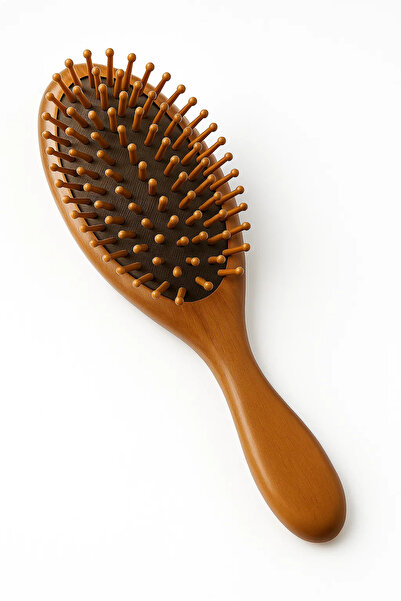 Sorendy Ξύλινη βούρτσα μαλλιών Φυσική ανοιχτήρια μαλλιών Γυναικεία χτένα μασά...