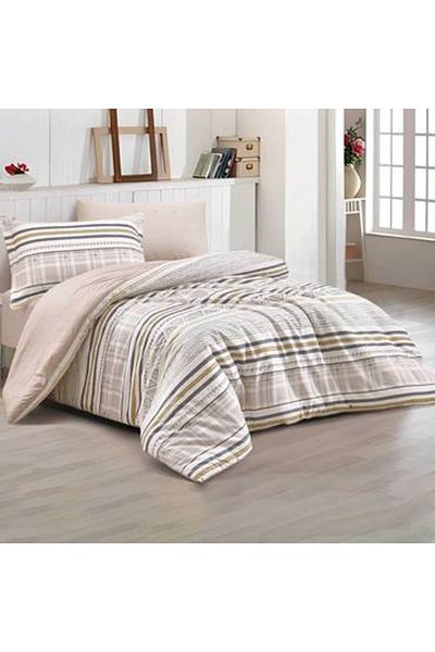 Pazar Home Bedding Bazaar Home Manarola 4-Piece Queen Size Printed Quilt with Stitched Filling