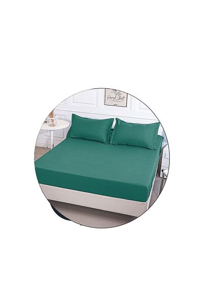 CHIRASO CHIRASO bedding set, Thin Damask, Fitted Sheet 180x200+30cm, Duvet Sheet and 2 Pillowcases