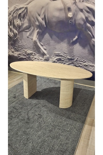 vimini home Lara Traverten Mutfak ve Salon Masası