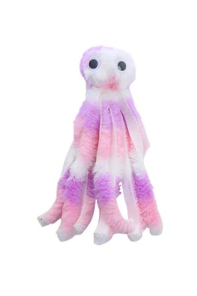 OEM Multicolor Octopus Toy for Cats, 19 cm