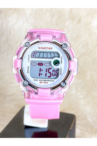 Samstar Alarm-Light-Stopwatch-5 Atm Waterproof-Gift Children's Wristwatch