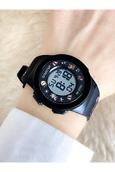 Samstar Alarmlı-Işıklı-Kronometreli-5 Atm Su Geçirmez-Hediyelik Çocuk Kol Saati
