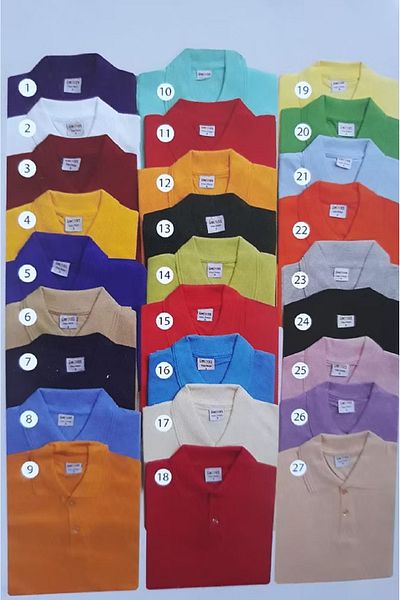 chulfa tricou școală copii 2 nasturi guler polo unisex