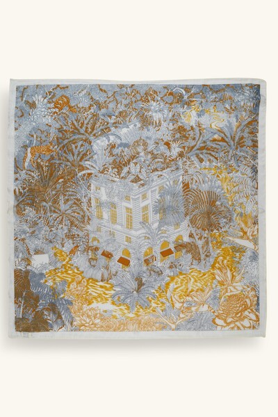 Marie Claire French Garden Sarı Fular