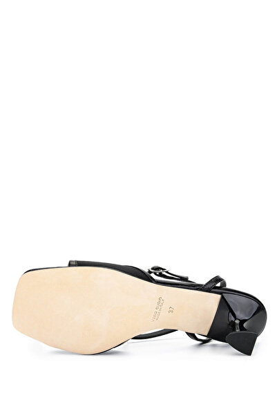 Mario Valentino Women's Leather & Textile Black High Heels