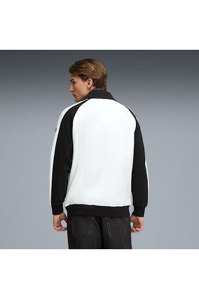 Puma Ανδρικό λευκό μπουφάν T7 Relaxed (632994-02)