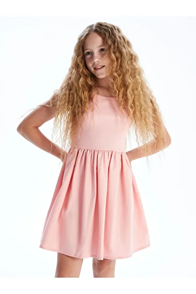 LC Waikiki Create Your Style from Uzg Store |   U Neck Girl's Dress