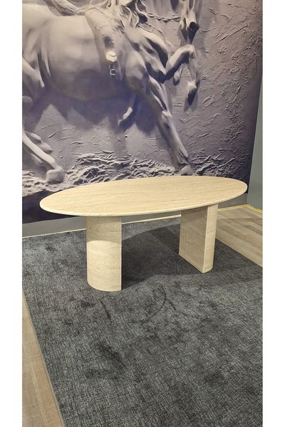 vimini home Lara Traverten Mutfak ve Salon Masası