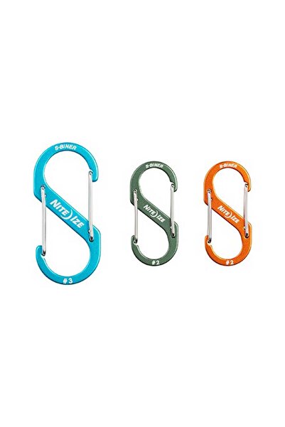 Nite Ize حلقة تسلق مزدوجة للمفاتيح والمعدات - نايت إيزي