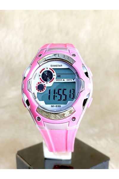 Samstar Alarm-Light-Stopwatch-5 Atm Waterproof-Gift Children's Wristwatch